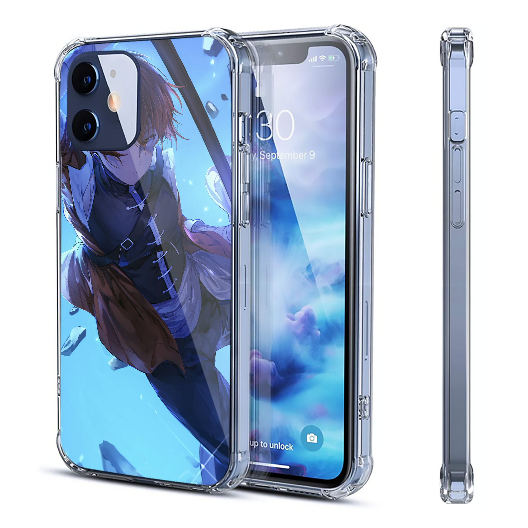 （画像用） 葬送のフリーレン Frieren 【iPhone 12シリーズ対応】透明スマホケース（クリアソフトケース）